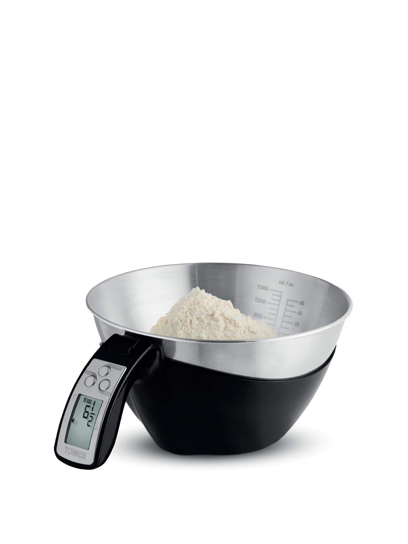 Image 2 of 7 of Tower 3-in-1 Digital Jug Scale With 1.5l Bowl, Black