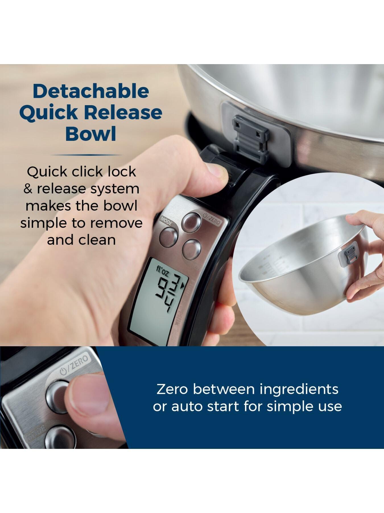 Image 5 of 7 of Tower 3-in-1 Digital Jug Scale With 1.5l Bowl, Black