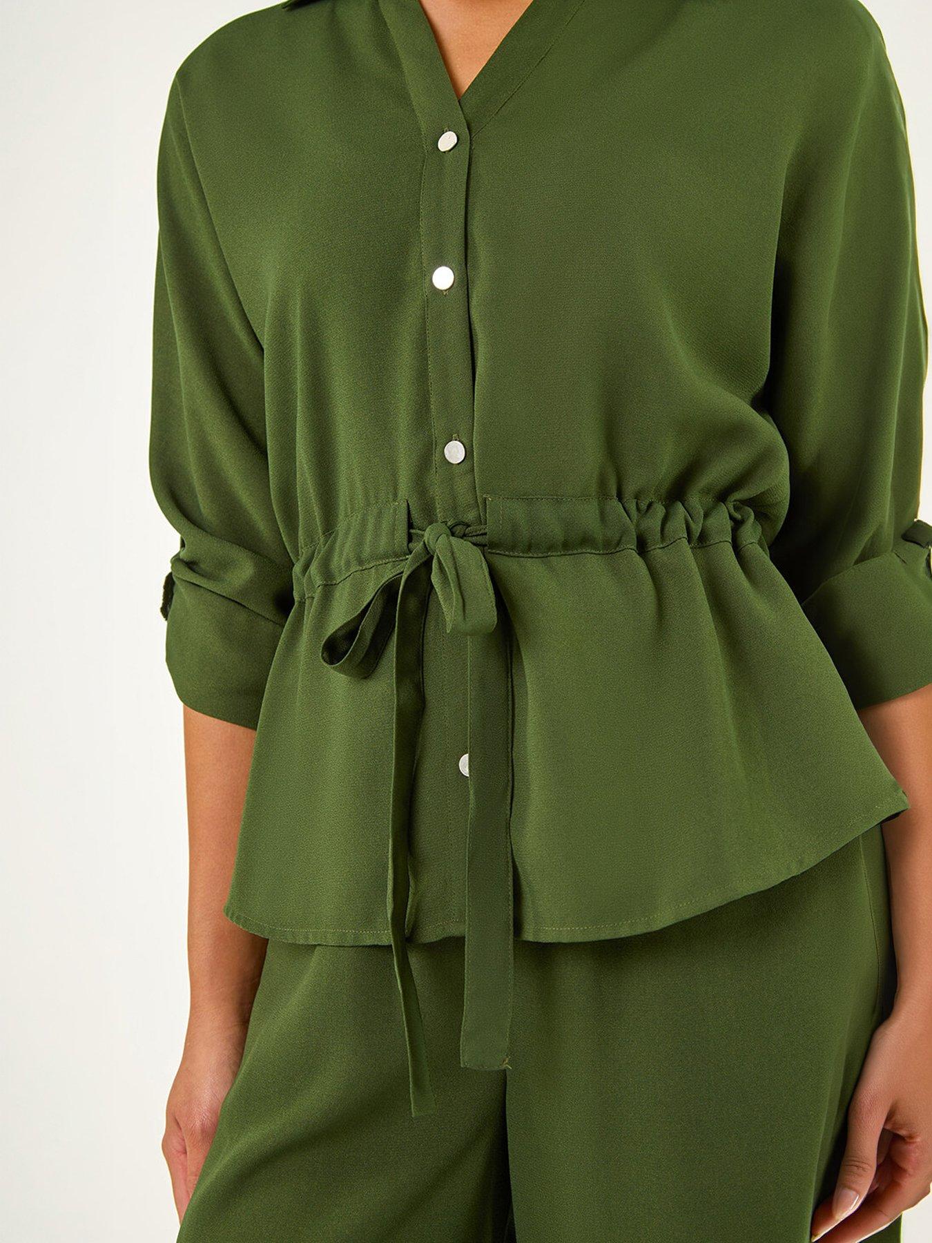 Image 2 of 5 of Roman Safari Tie Front Jacket