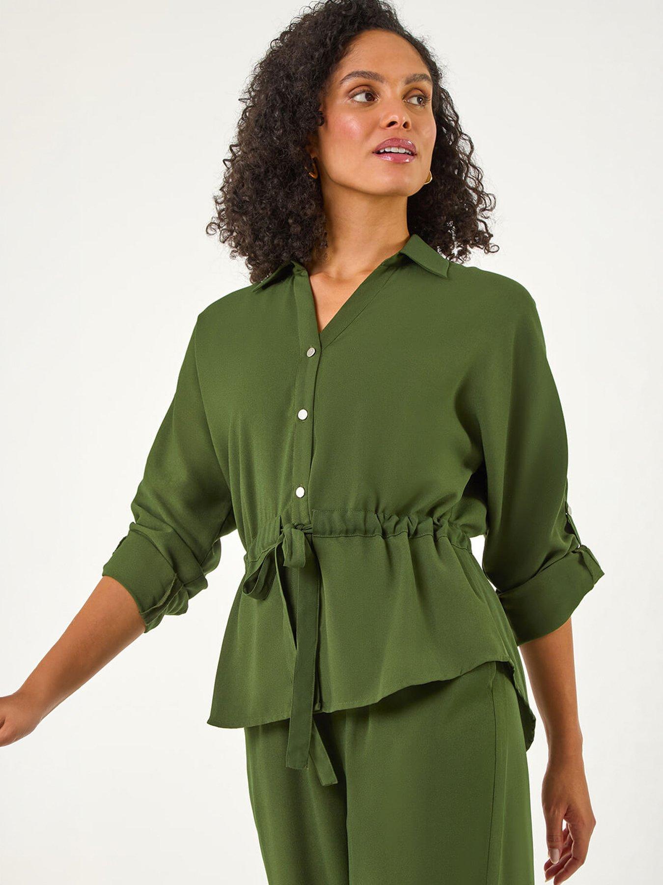 Image 3 of 5 of Roman Safari Tie Front Jacket
