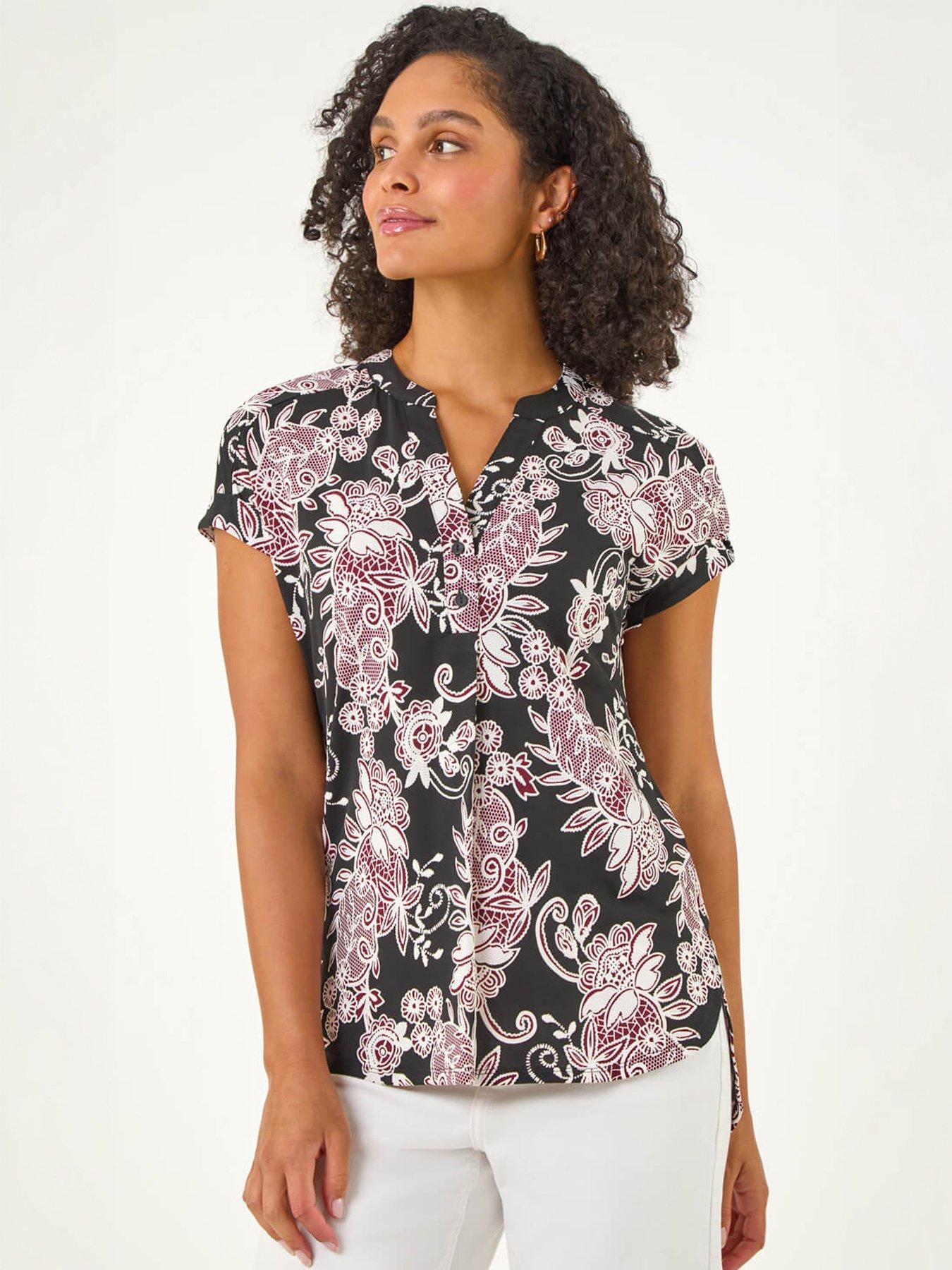roman-floral-puff-print-lace-stretch-topfront