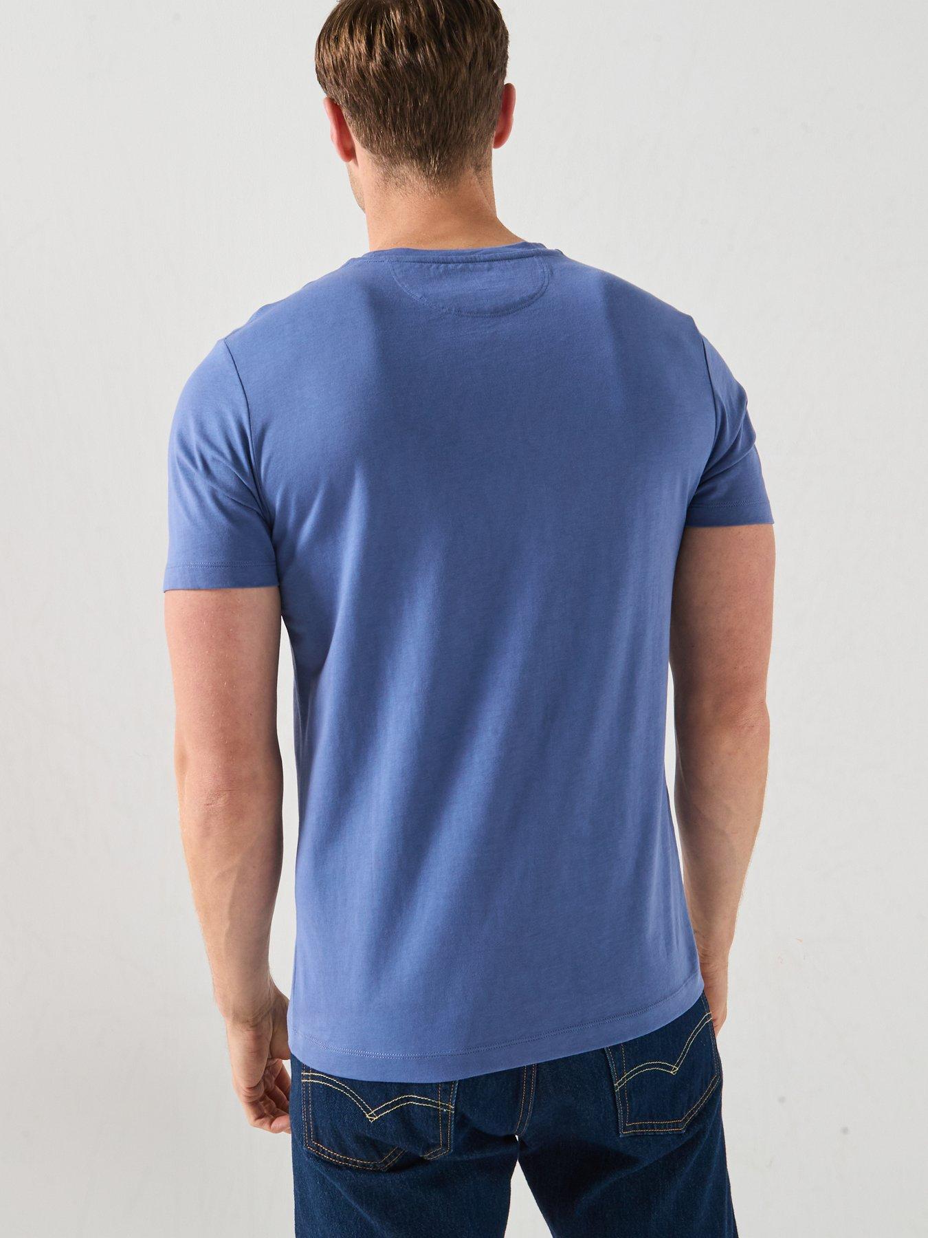 Image 2 of 6 of Hackett Graphic T-Shirt - Blue