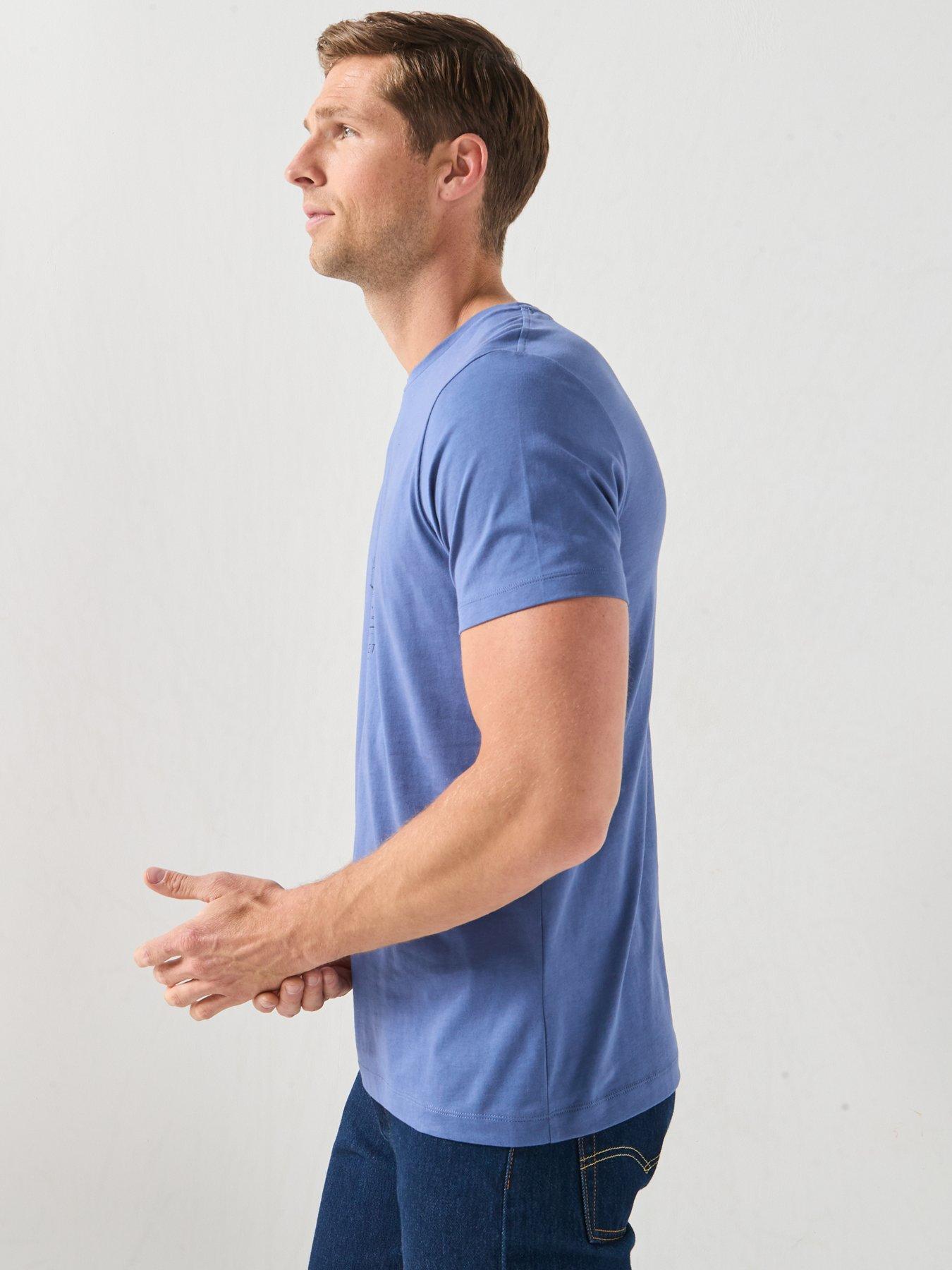 Image 6 of 6 of Hackett Graphic T-Shirt - Blue