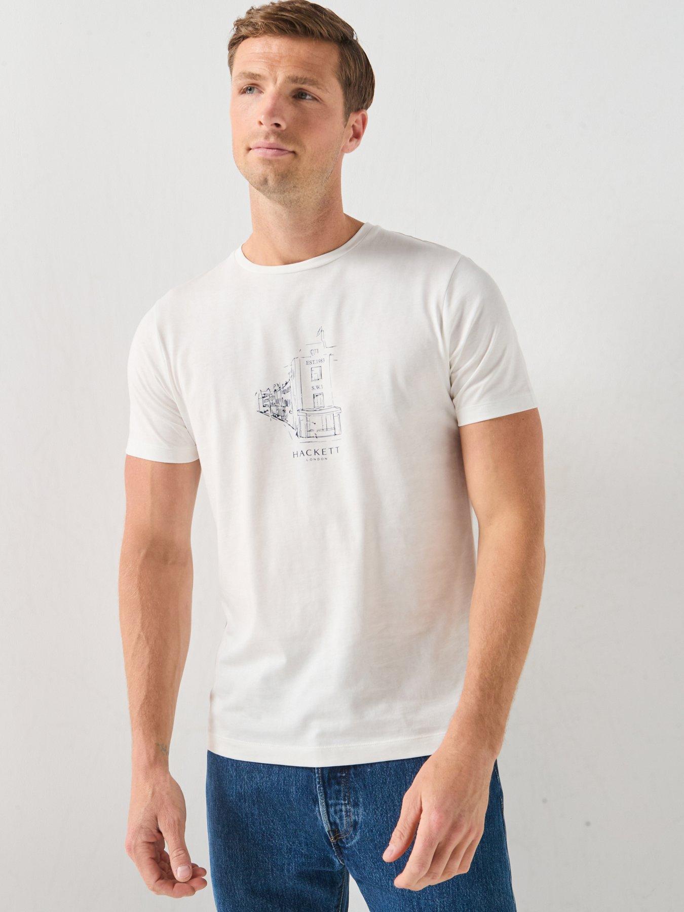 Hackett Graphic T-Shirt - White