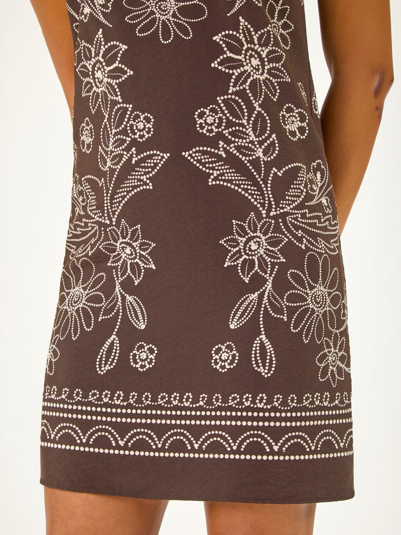 roman-floral-motif-shift-dressstillFront