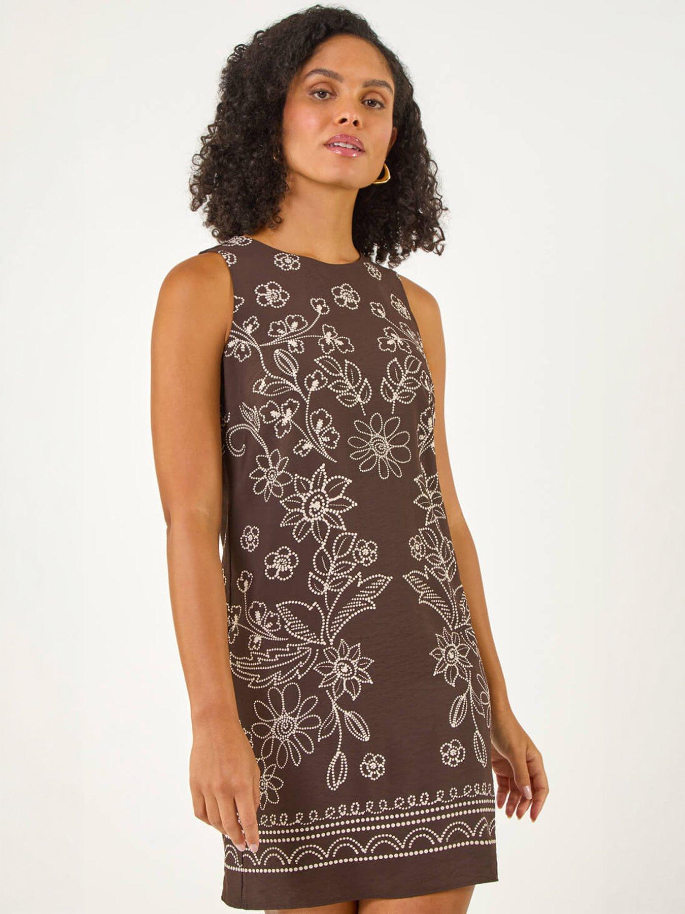 roman-floral-motif-shift-dressdetail