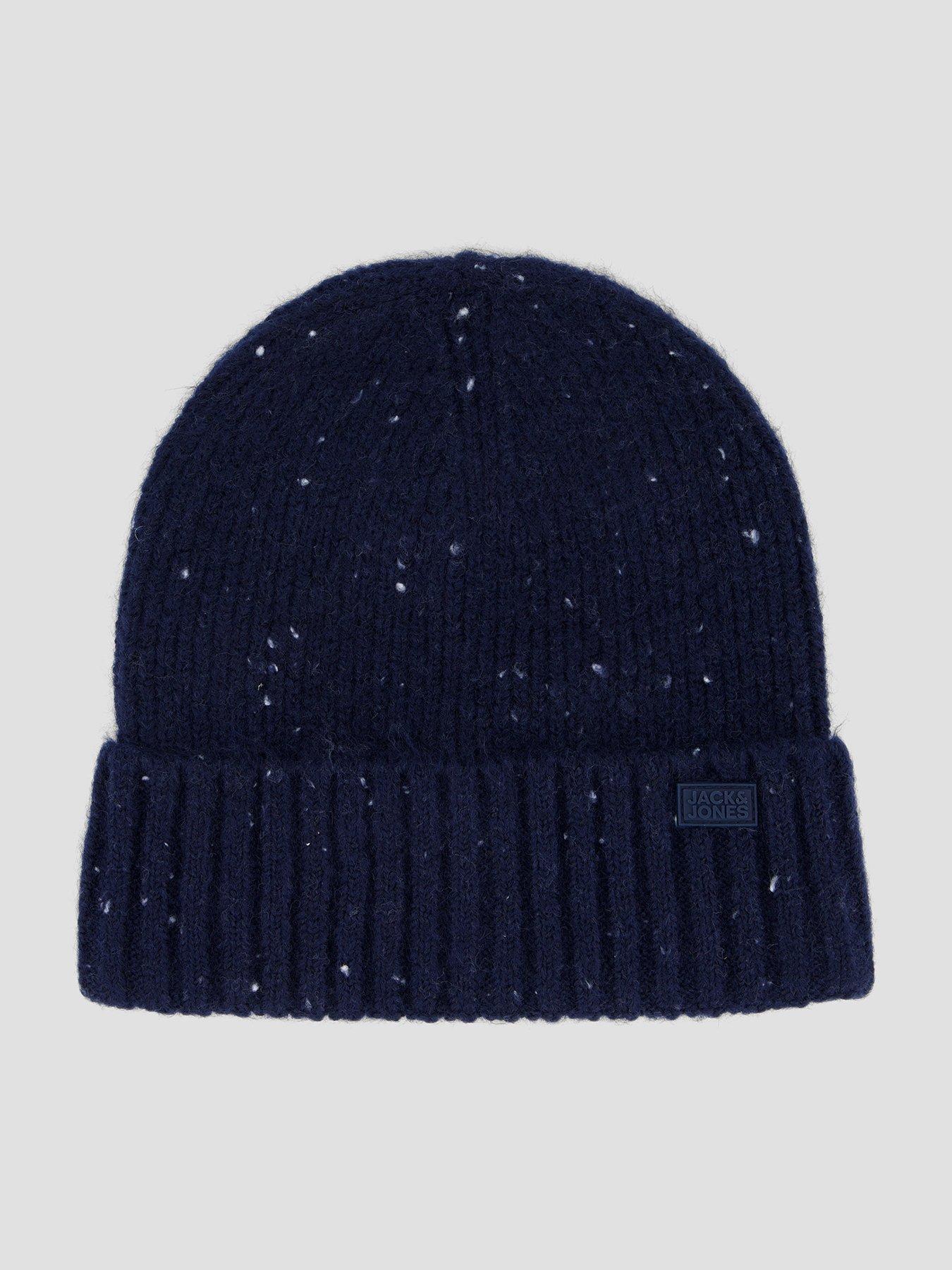 Image 1 of 4 of Jack & Jones Mens Crush Beanie - Navy