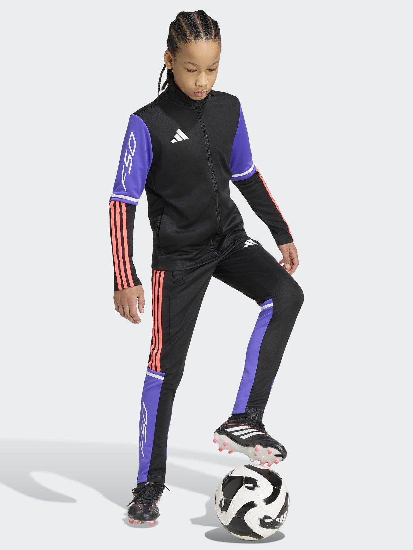 Image 4 of 6 of adidas Junior Football F50 Training Track Top - Black