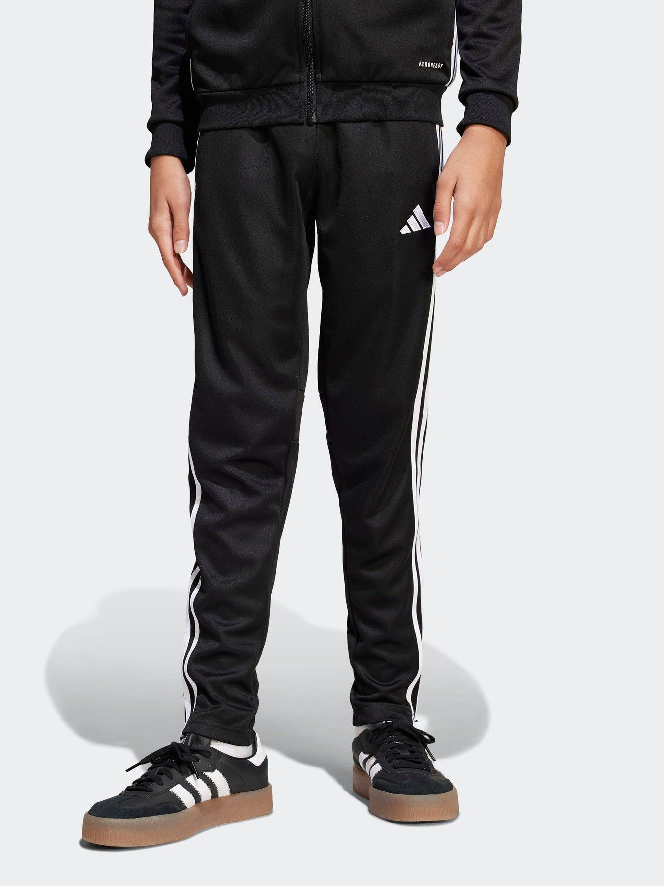Image 1 of 6 of adidas Junior Football Tiro Essentials Tracksuit Bottoms - Black