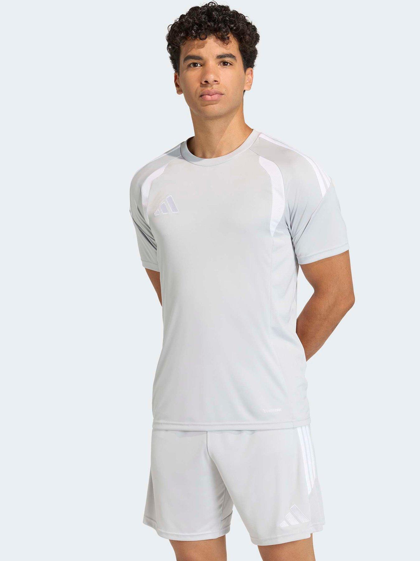 adidas Mens Tiro 26 Football Training Jersey - Grey