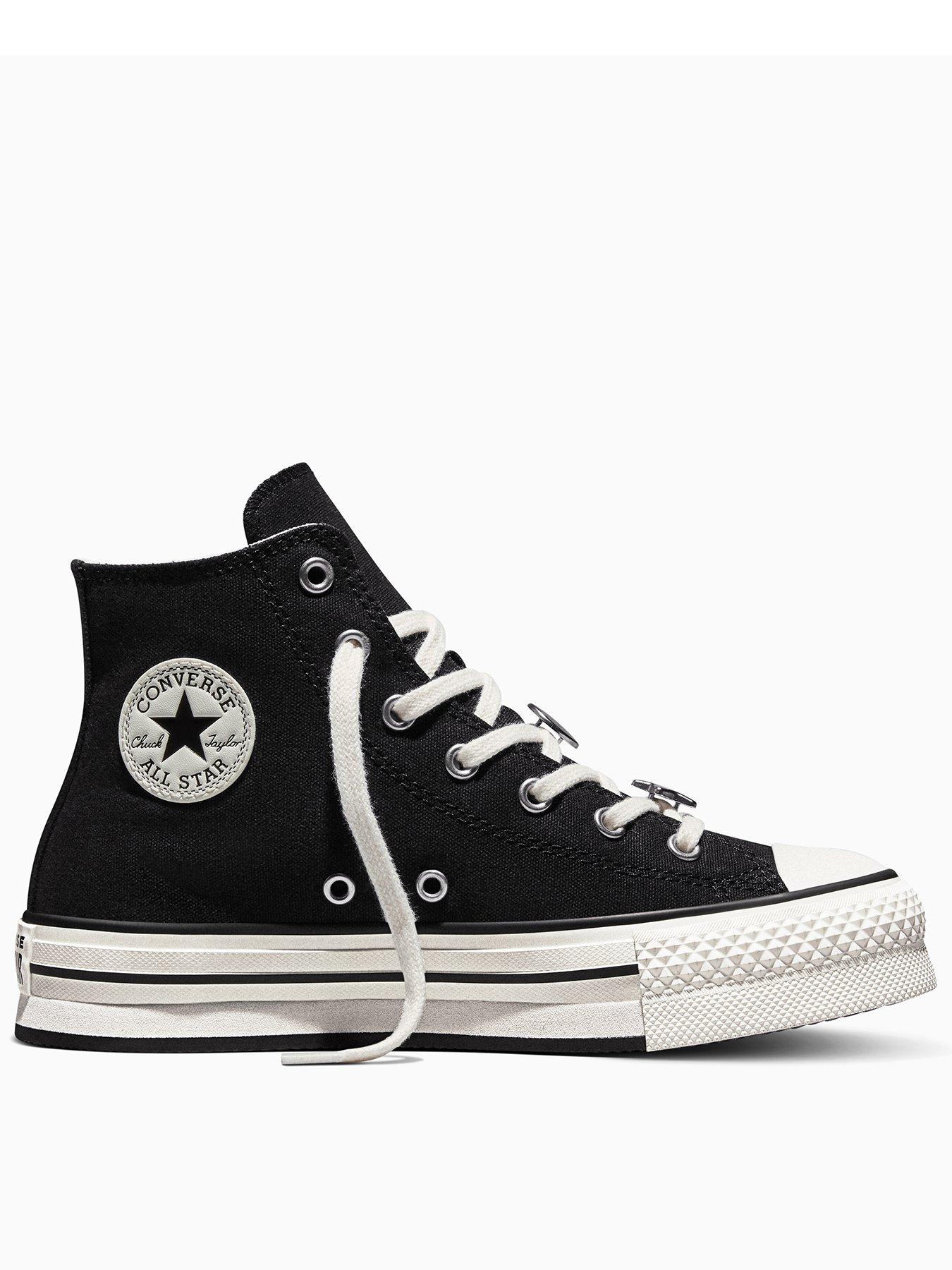 Converse Junior Portable Heirloom Chuck Taylor All Star Eva Lift Trainers - Black