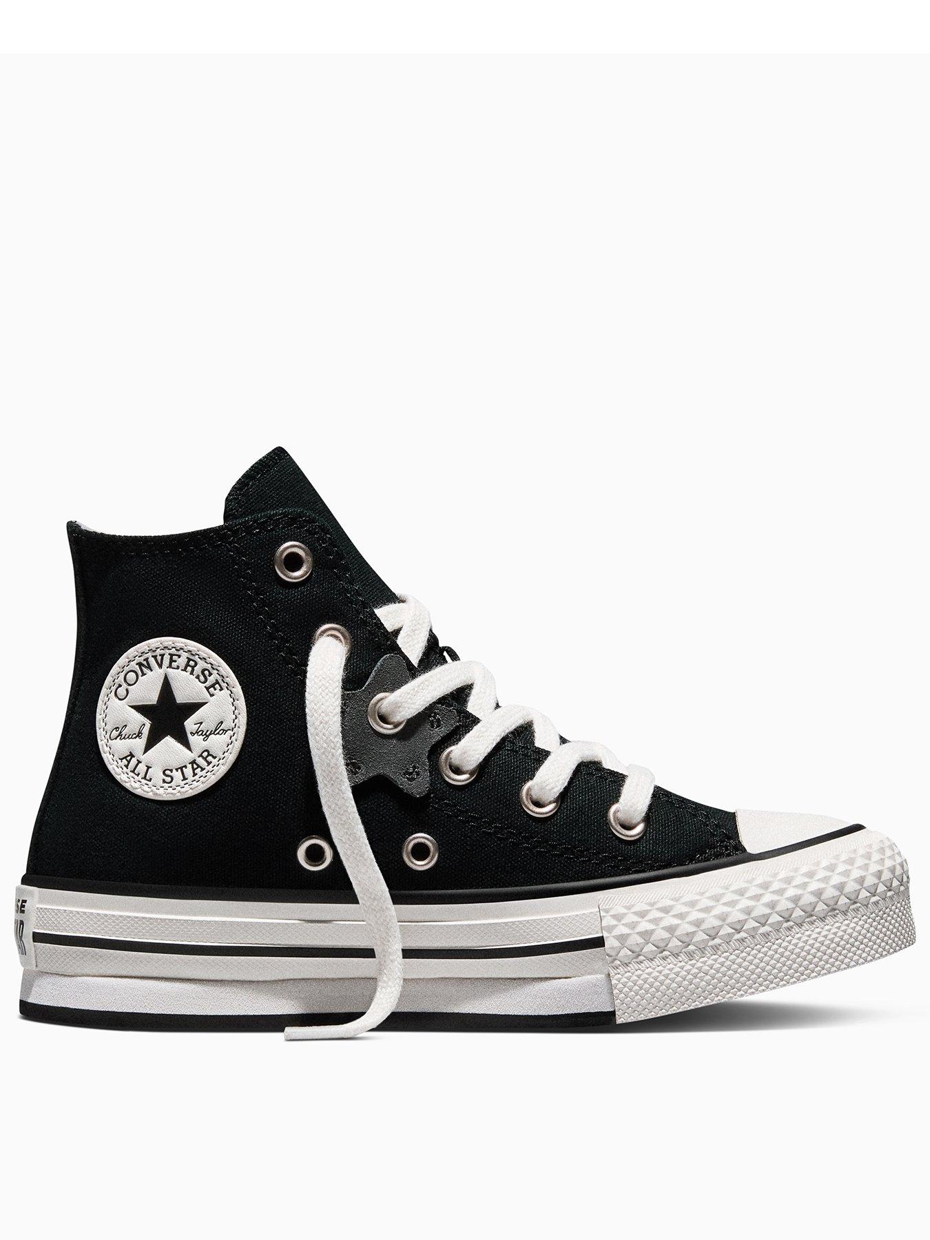 Converse Kids Portable Heirloom Chuck Taylor All Star Eva Lift Trainers - Black