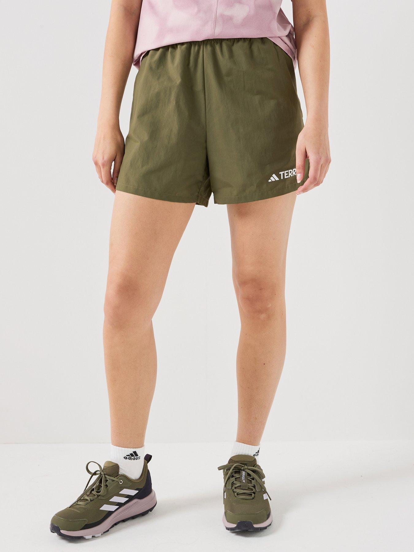 adidas Terrex Womens Outdoor Mountain Shorts - Khaki