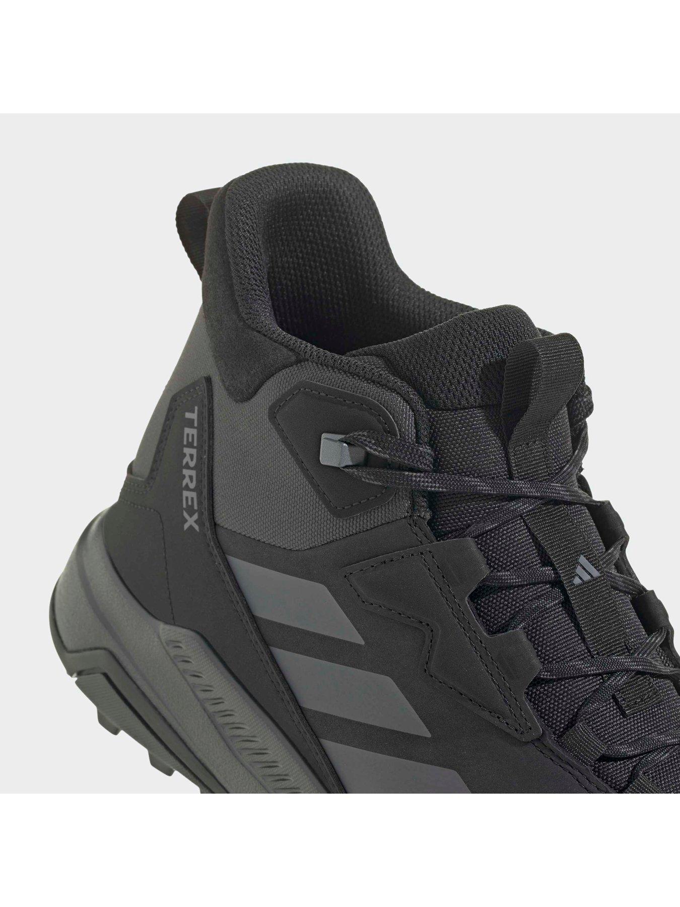 Image 5 of 6 of adidas Terrex Mens Anylander Leather Mid Hiking Boots - Black