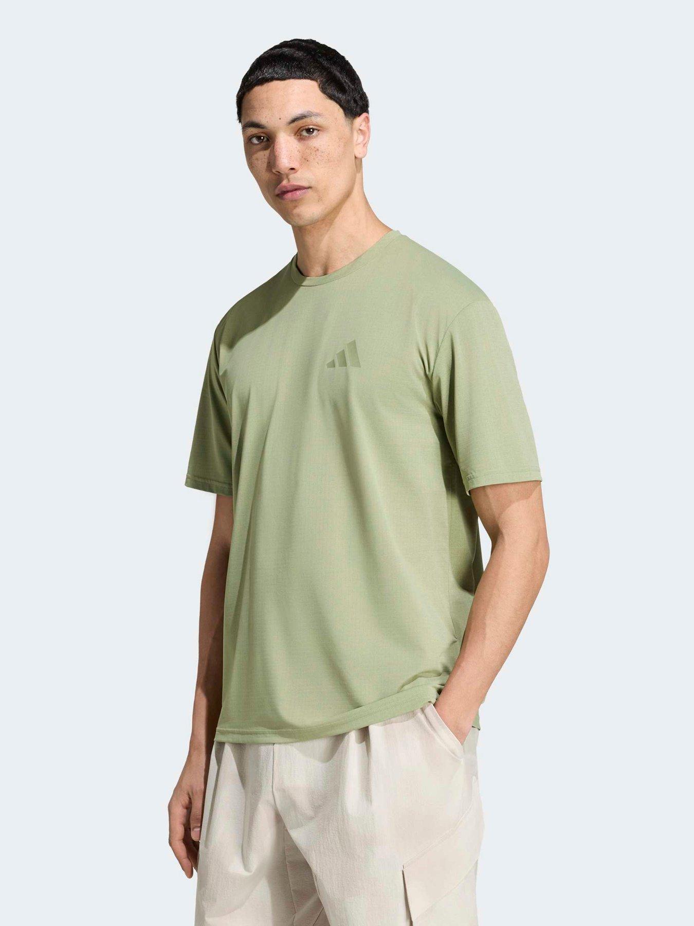 adidas Terrex Unisex Outdoor Logo Tech T-Shirt - Green