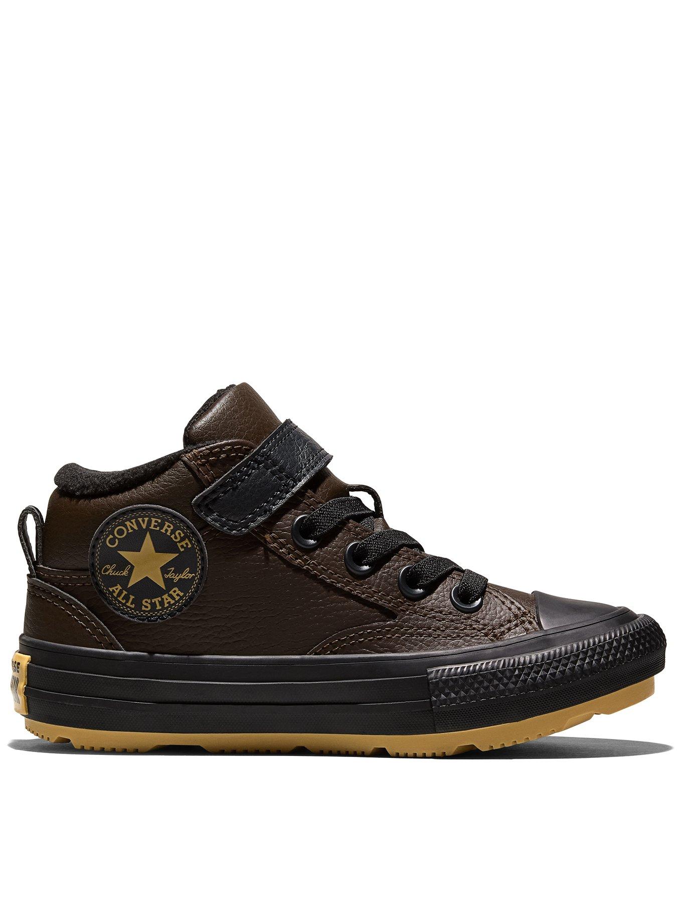 Converse Kids Seasonal Color Chuck Taylor All Star Malden Street Boot Trainers - Brown