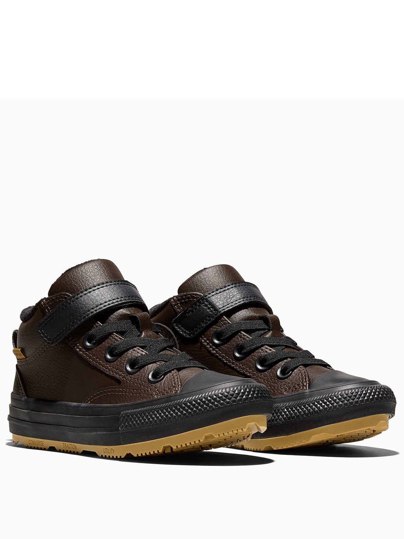 Image 2 of 5 of Converse Kids Seasonal Color Chuck Taylor All Star Malden Street Boot Trainers - Brown