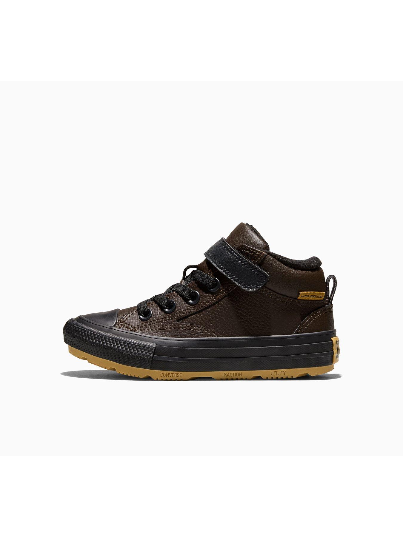Image 4 of 5 of Converse Kids Seasonal Color Chuck Taylor All Star Malden Street Boot Trainers - Brown
