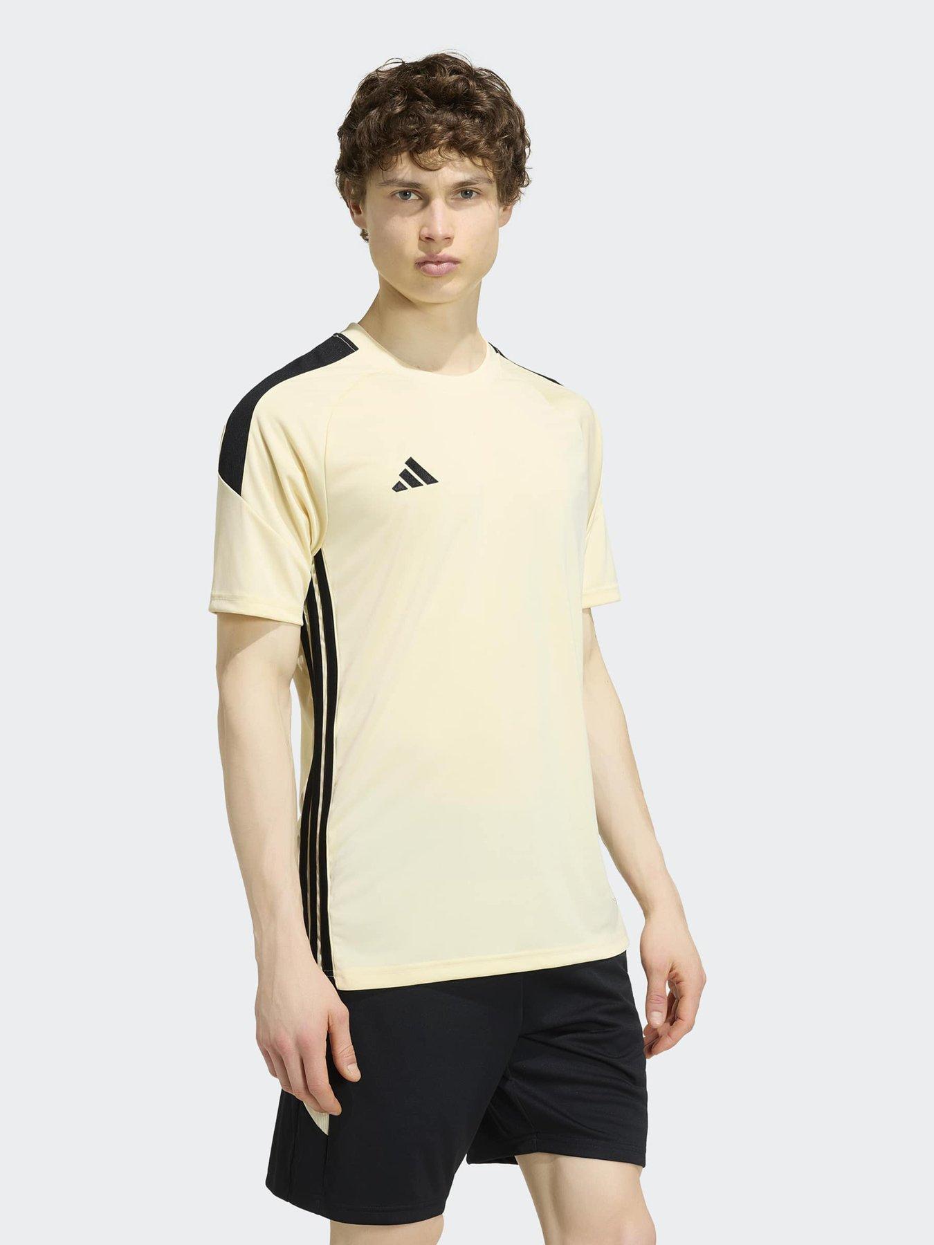 Image 1 of 6 of adidas Mens Football Tiro Essentials Jersey - Beige
