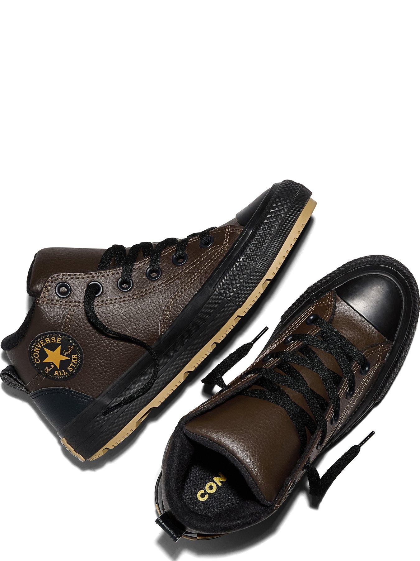 Image 4 of 5 of Converse Junior Seasonal Color Chuck Taylor All Star Malden Street Boot Trainers - Brown