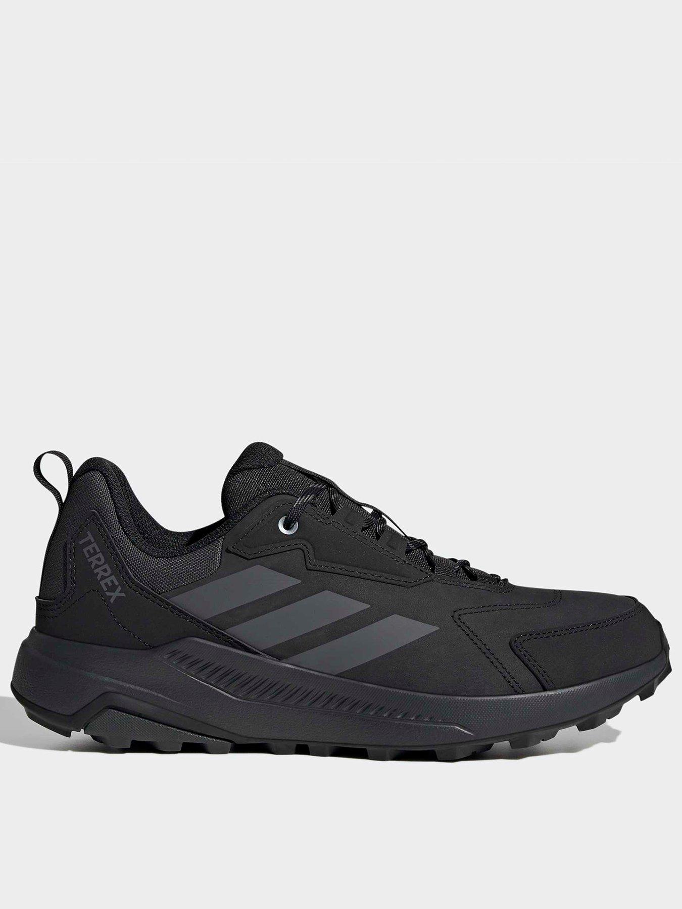 adidas Terrex Mens Anylander Leather Hiking Shoes - Black