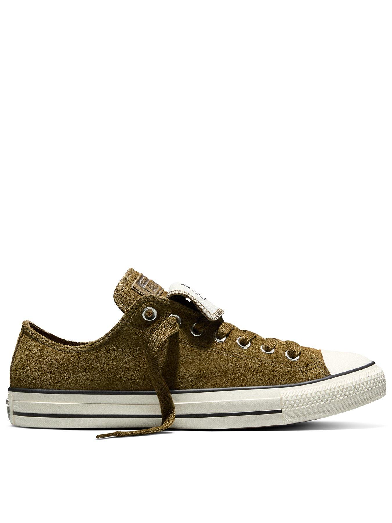 Converse Unisex Suede Chuck Taylor All Star Trainers - Green