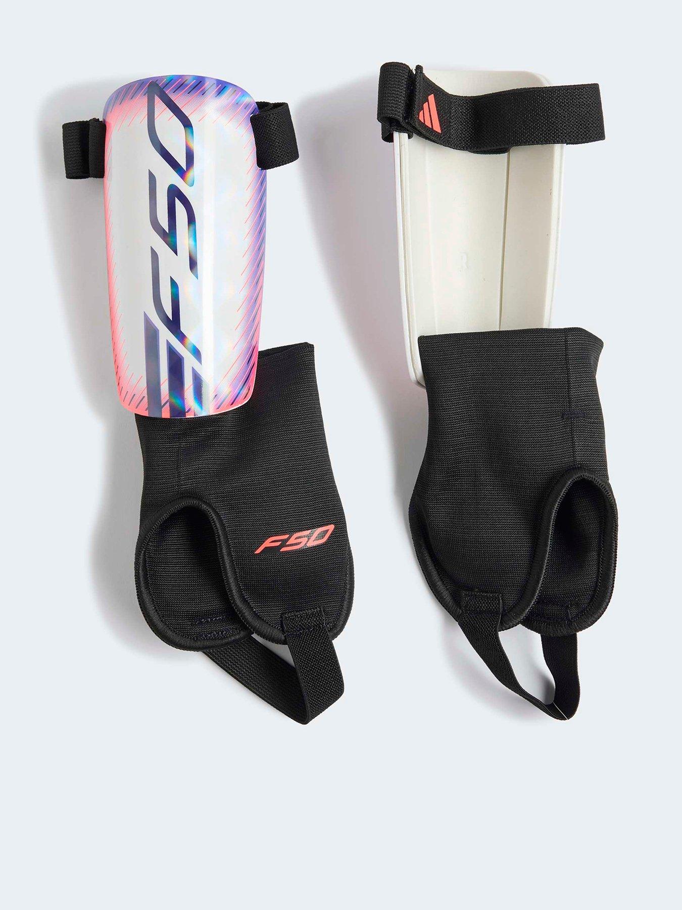 adidas Mens Football F50 Match Shin Guards - White