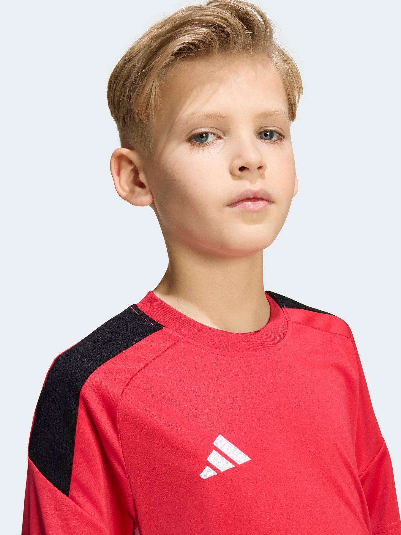 Image 4 of 5 of adidas Junior Football Tiro Essentials Jersey - Pink