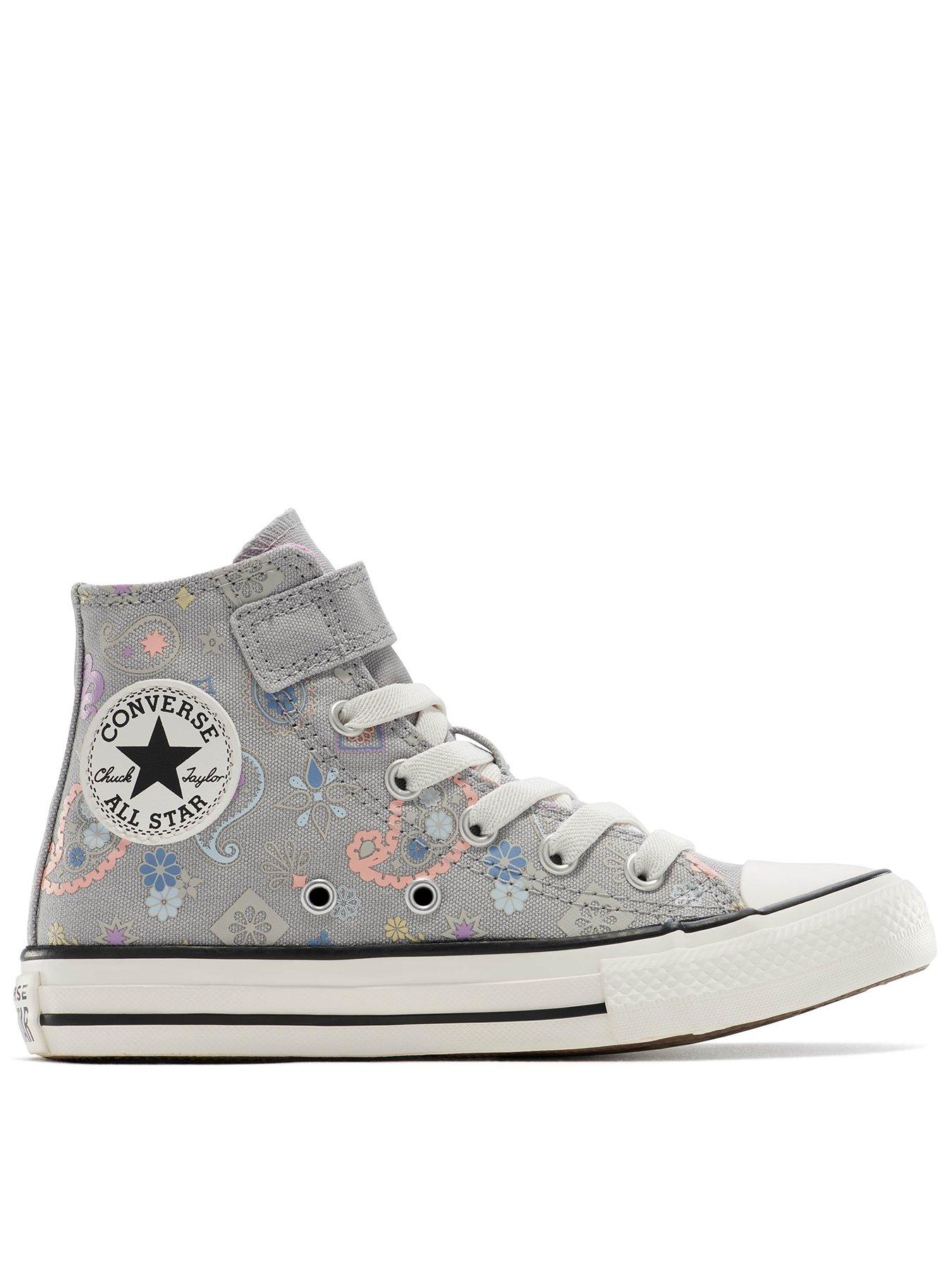 Converse Kids Chuck Taylor All Star 1V Trainers - Grey