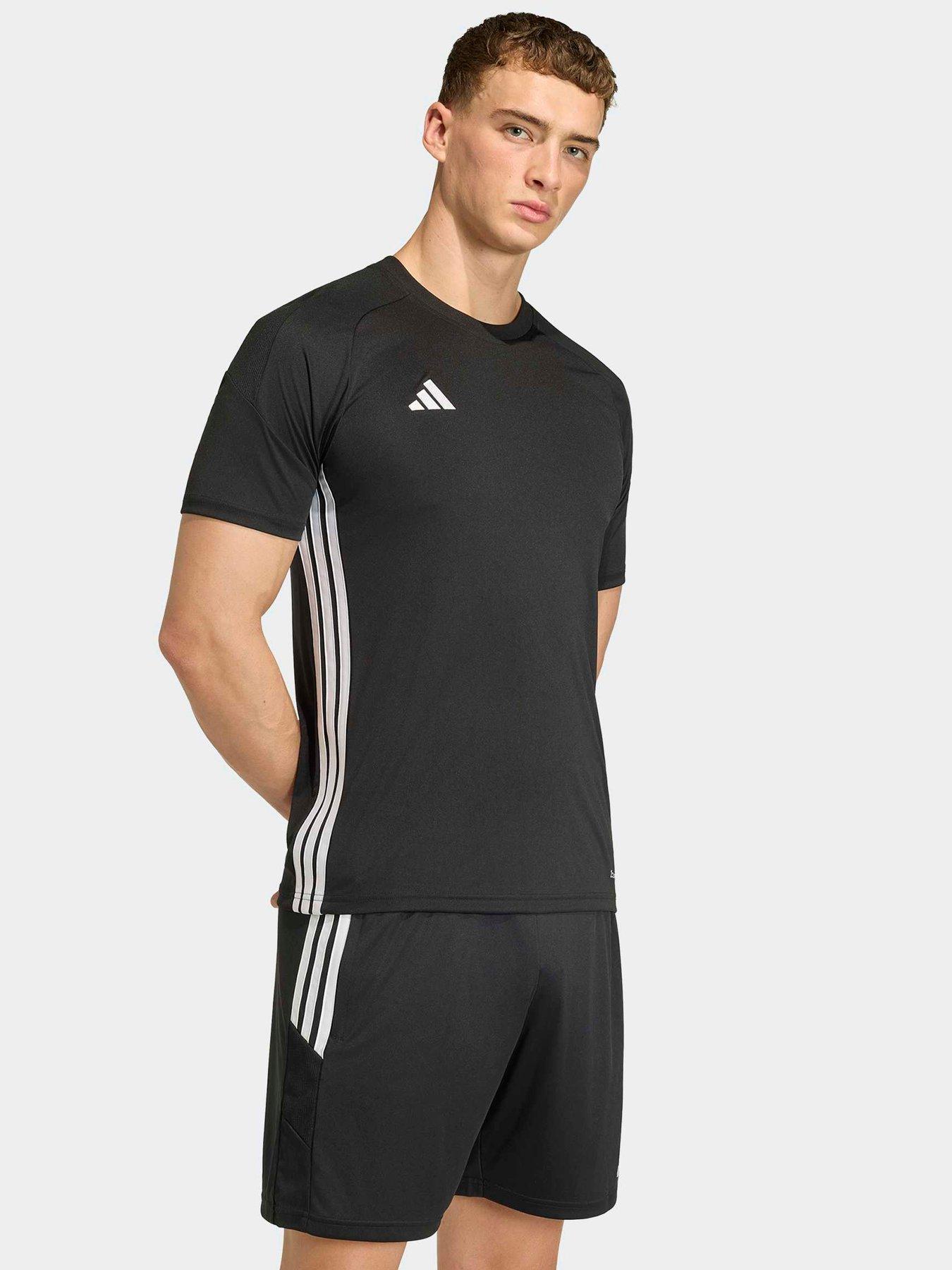 adidas Mens Tiro Essentials Tee - Black/white