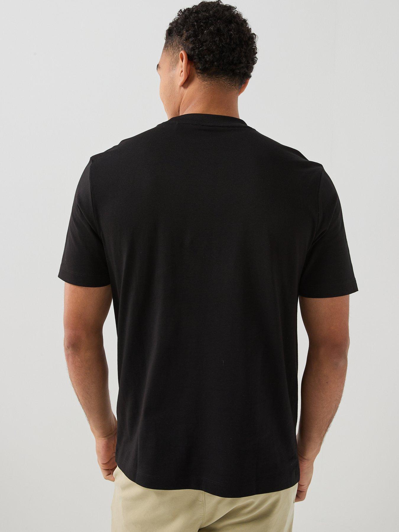 Image 2 of 6 of BOSS Emblem Logo T-Shirt - Black