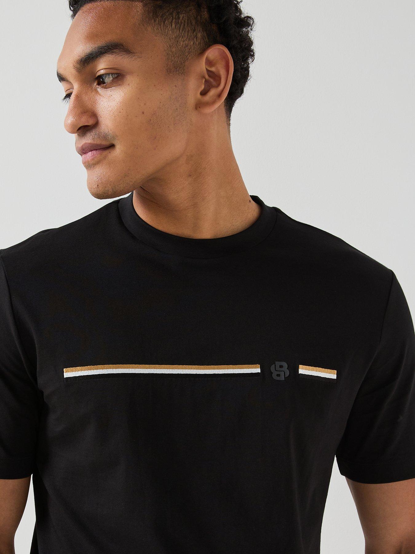 Image 5 of 6 of BOSS Emblem Logo T-Shirt - Black