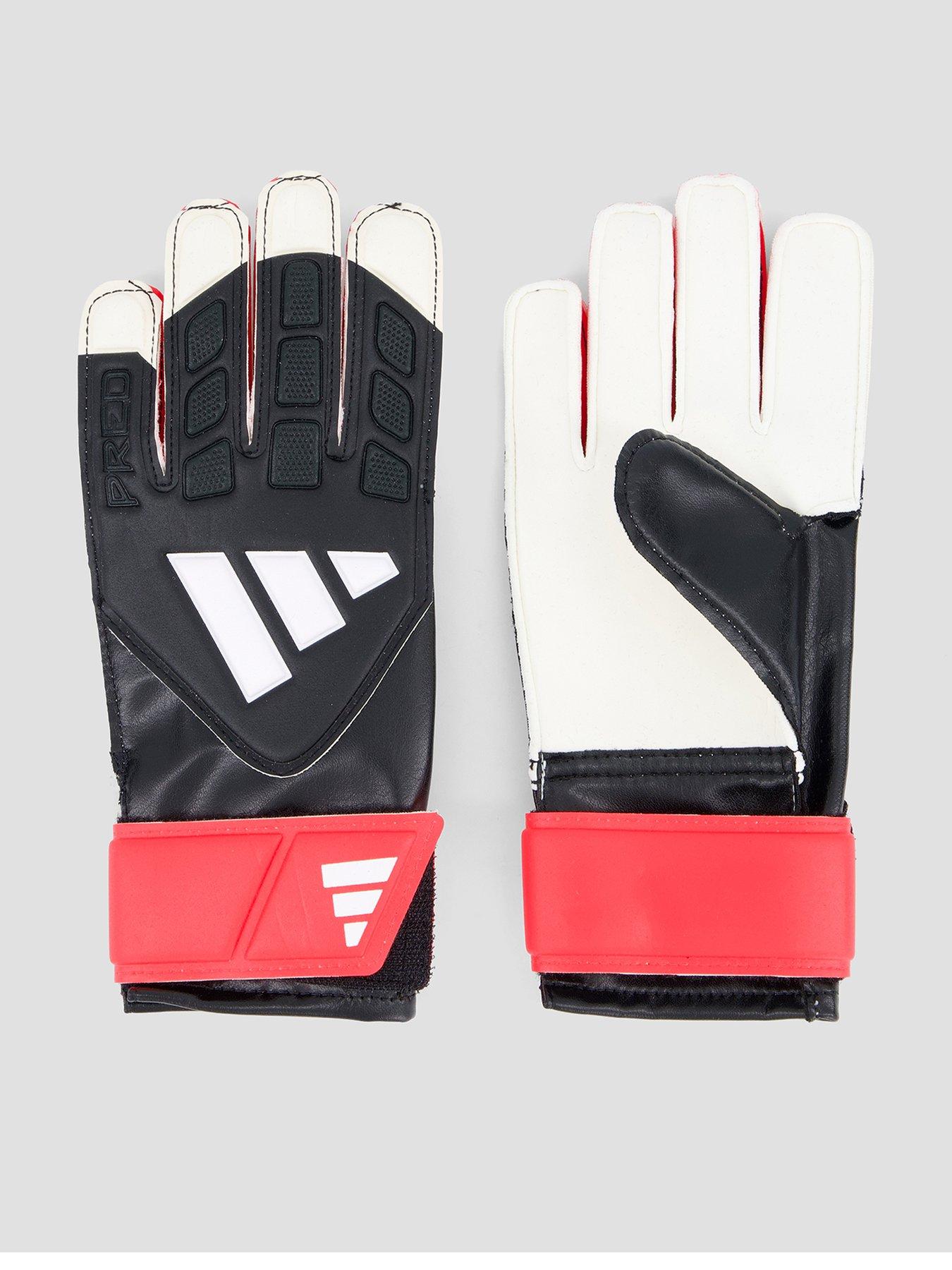 adidas Junior Football Predator Training Goal Keeper Gloves - White