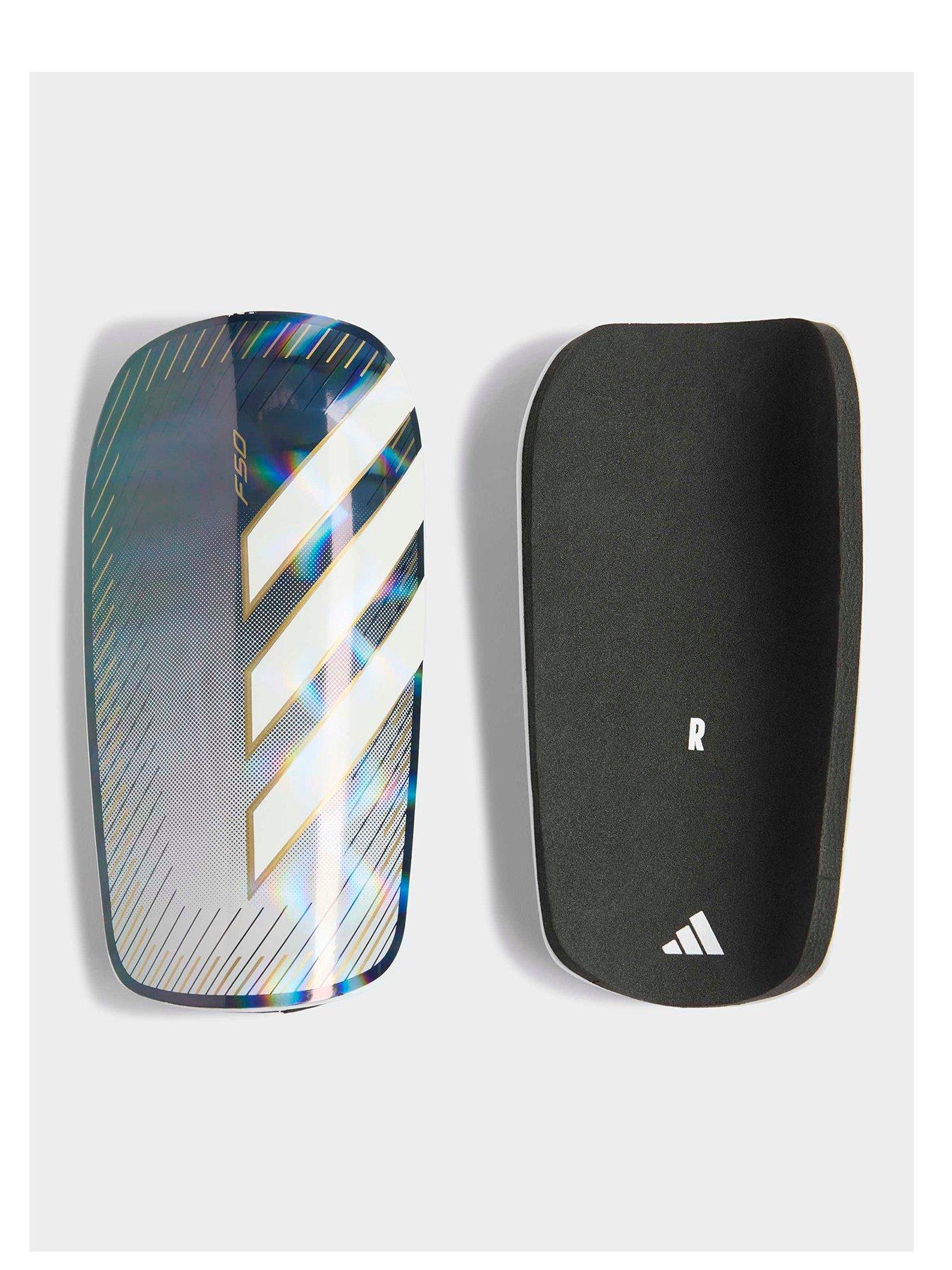 adidas Mens Football F50 EE Club Shin Guard - Black