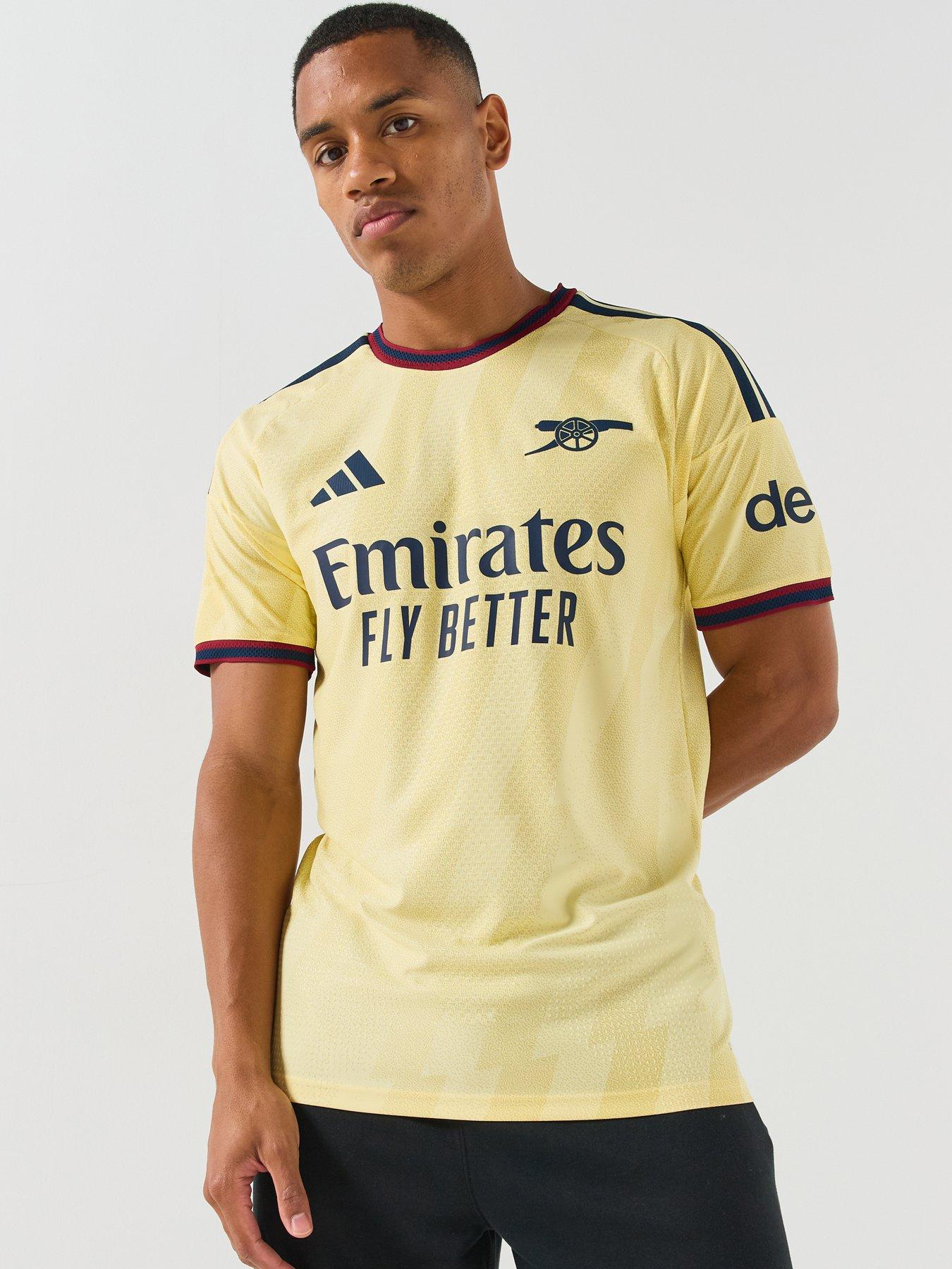 adidas Mens Arsenal Fc 26/27 Third Authentic Replica Shirt - Yellow