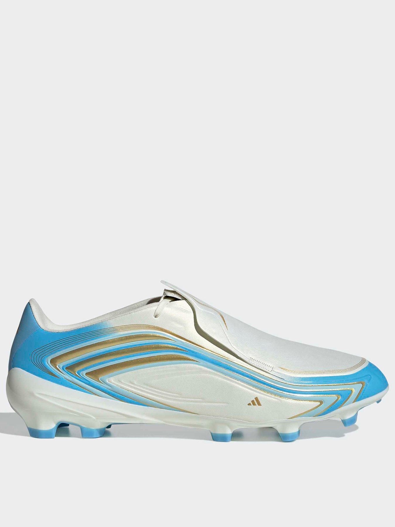 Image 1 of 6 of adidas Mens F50 Messi League Firm Ground Football Boots - White