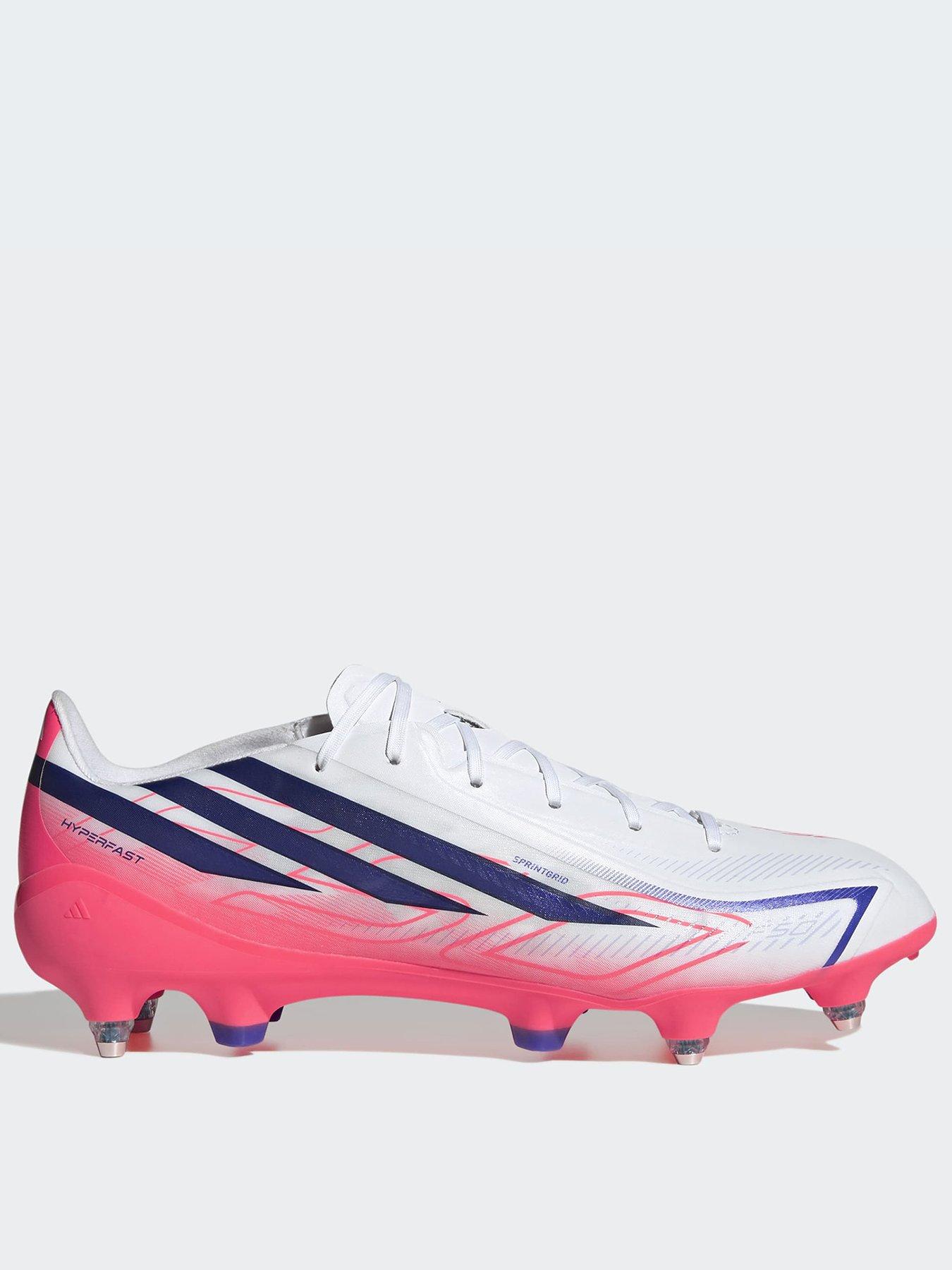 adidas Mens F50 Hyperfast League Soft Ground Football Boots - White