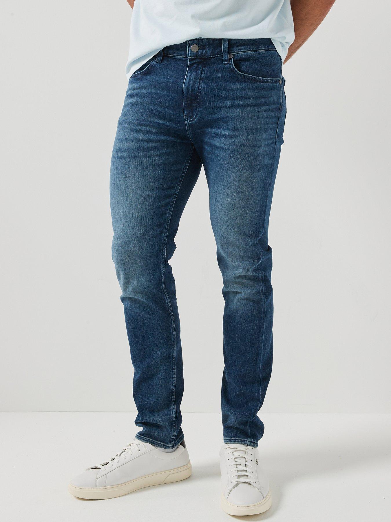 BOSS C-Delaware Slim Fit Jeans - Bright Blue