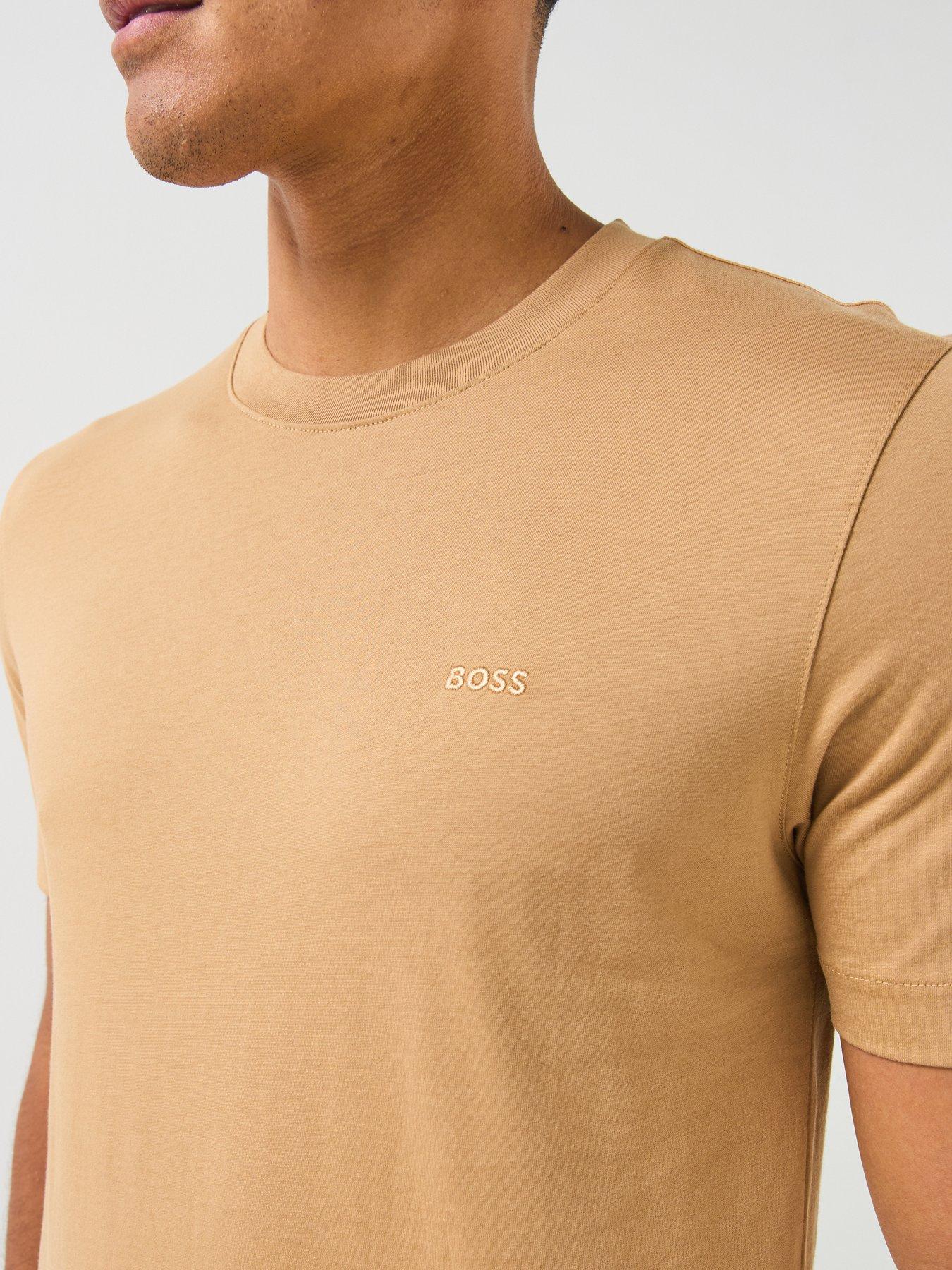 Image 5 of 5 of BOSS Men's Regular Fit Small Chest Logo T Shirt - Beige