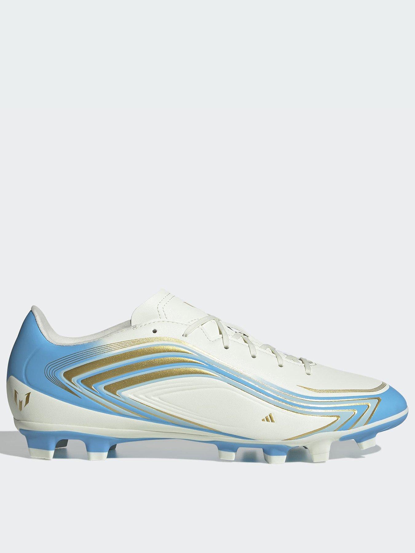 Adidas Mens F50 Messi Club Firm Ground Football Boots - White