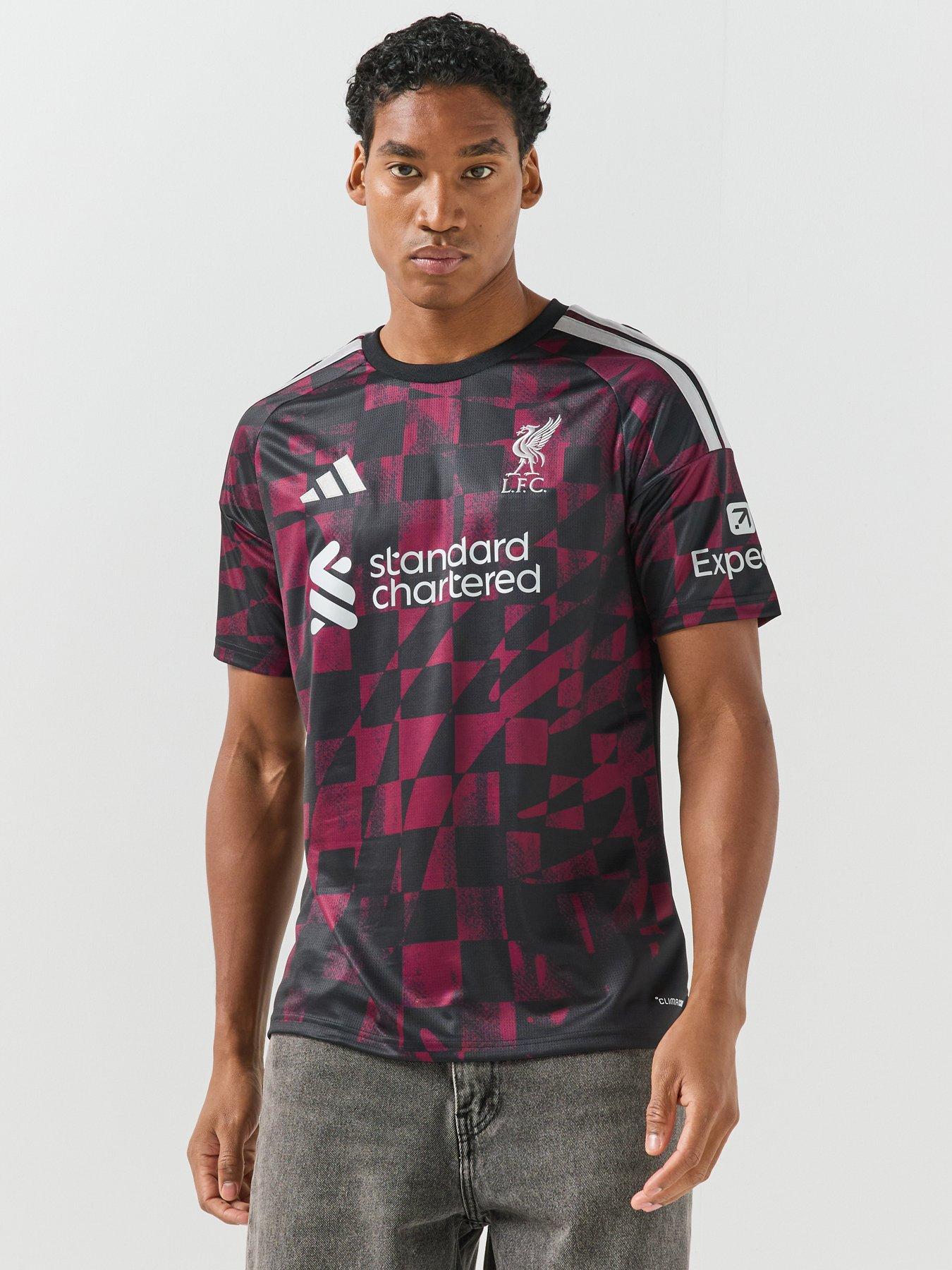Adidas Mens Liverpool Fc 26/27 Third Stadium Replica Shirt - Black