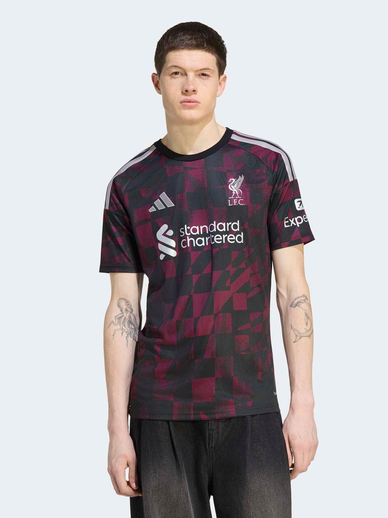 adidas Mens Liverpool Fc 26/27 Third Stadium Replica Shirt - Black