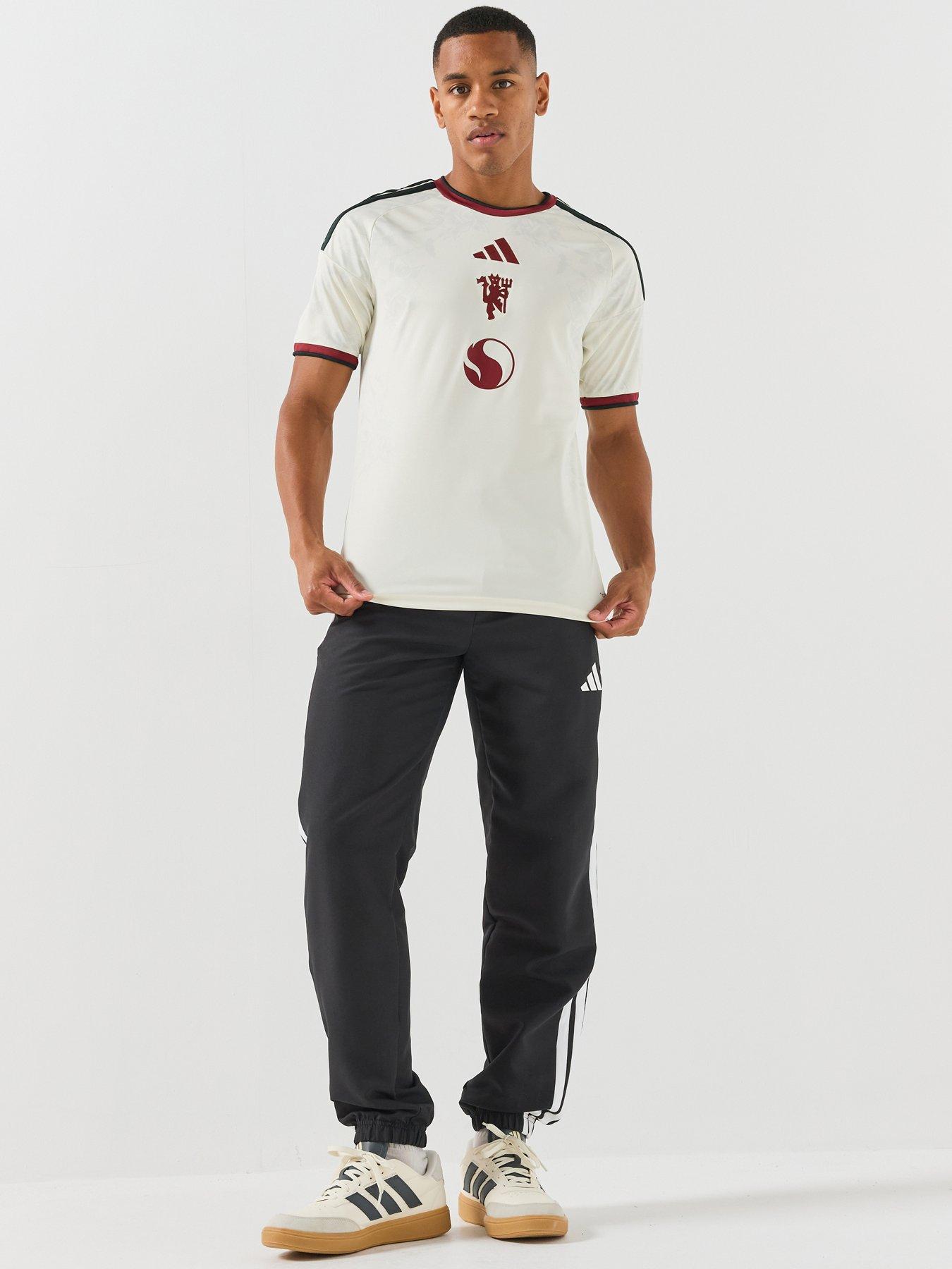 adidas Mens Manchester United 26/27 Third Stadium Replica Shirt - Cream