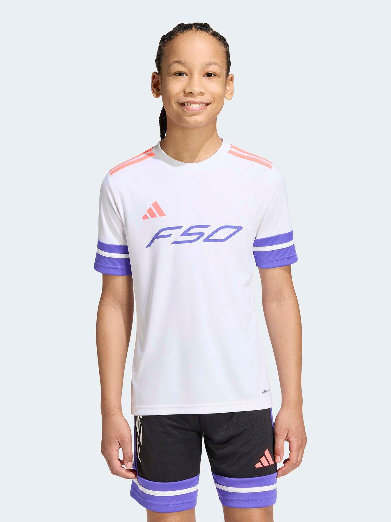 adidas Junior Football F50 Jersey - White