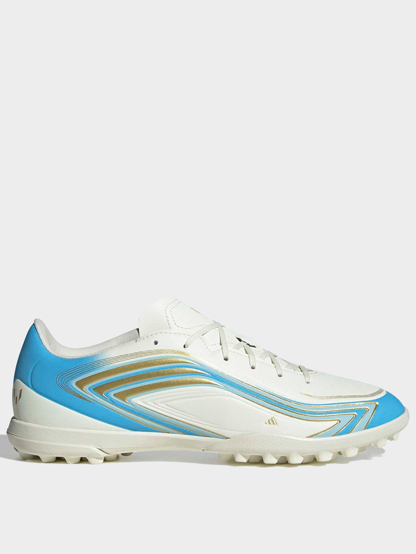 adidas Mens F50 Messi Club Astro Turf Football Boots - White