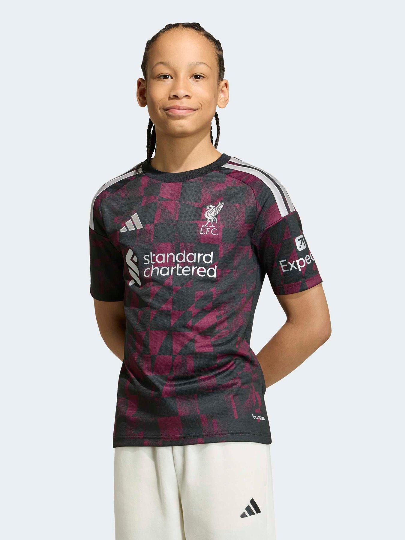adidas Junior Liverpool Fc 26/27 Third Staidum Replica Shirt - Black