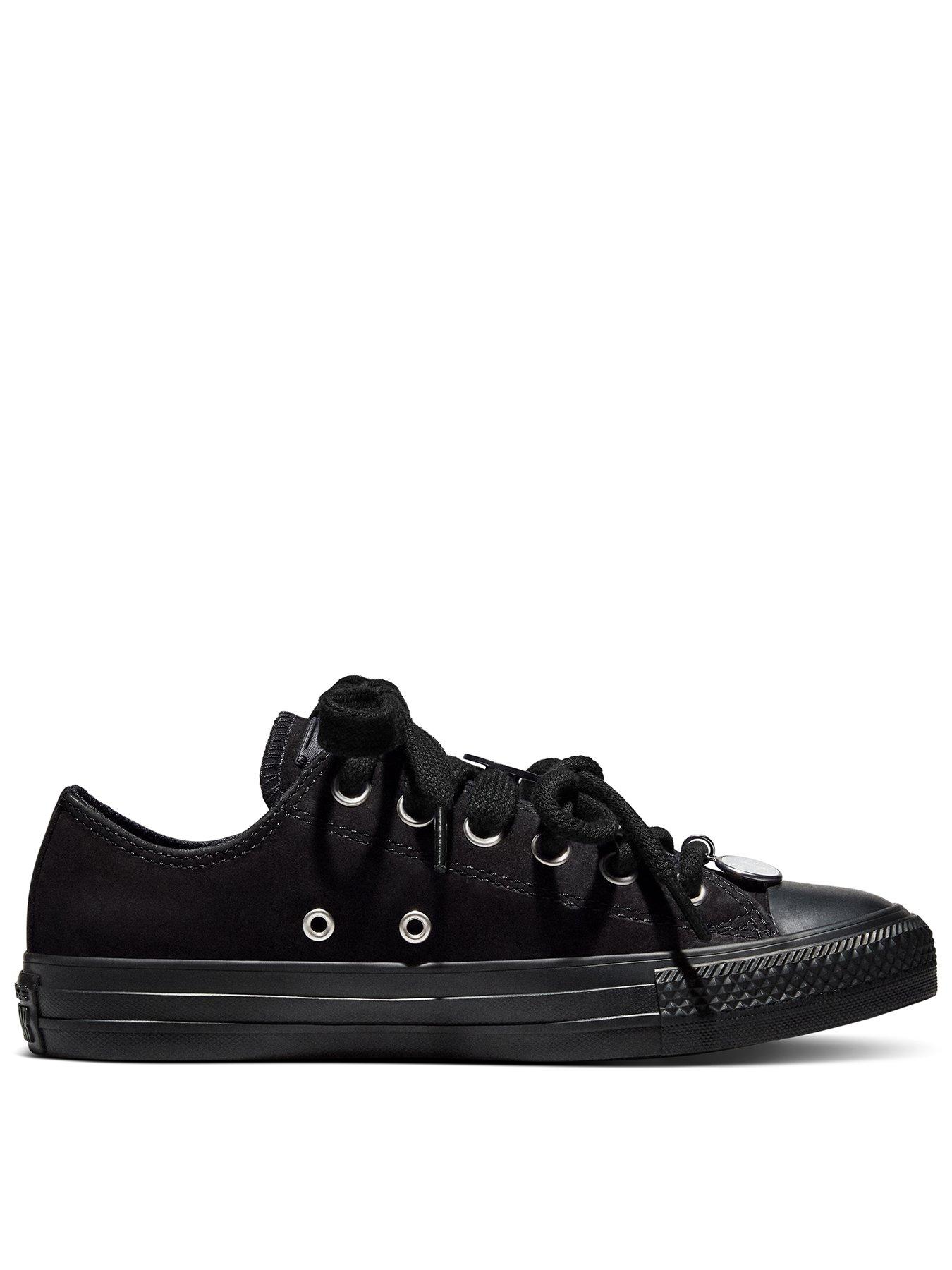 Converse Womens Chuck Taylor All Star Ox Portable Heirloom Trainers - Black