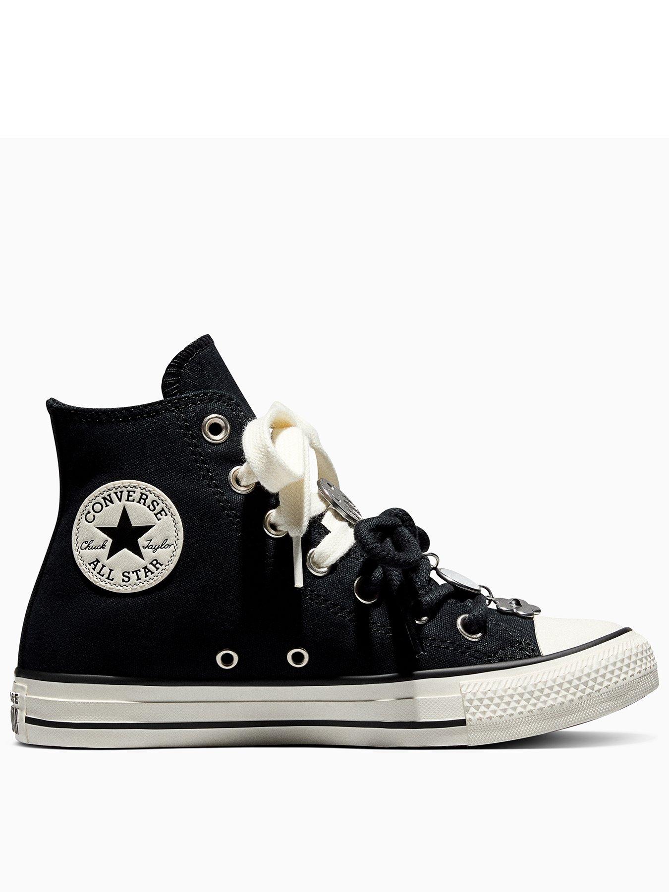 Converse Womens Chuck Taylor All Star Hi Portable Heirloom Trainers - Black