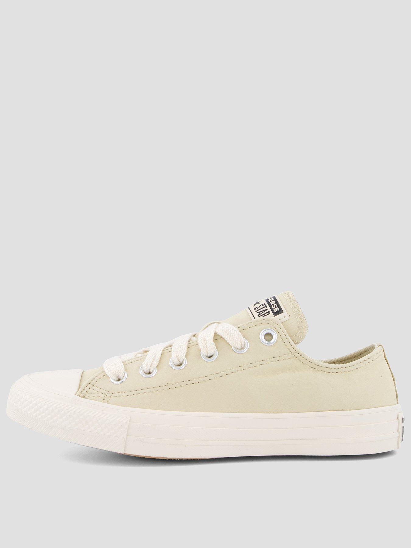 Converse Womens Chuck Taylor All Star Ox Romantic Varsity - Beige