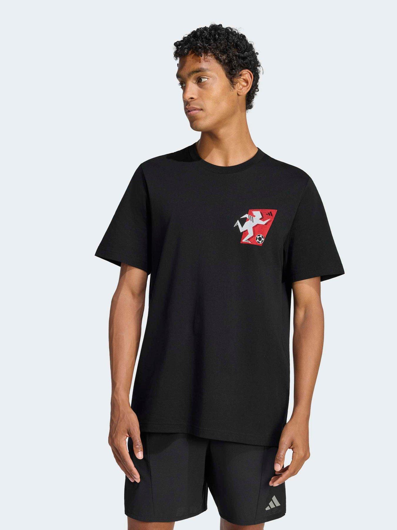 adidas Mens Predator Graphic T-shirt - Black